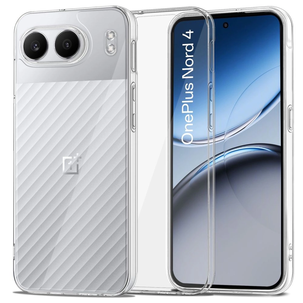 OnePlus Nord 4 Tech-Protect lexAir Hybrid Case Cover, Transparent