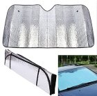Double-Sided Car Windshield Sunshade Foldable Reflective Sun Visor Frost Protection