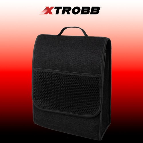 Felt Car Trunk Organizer Xtrobb 24808, 12L Storage Bag, Black (0)