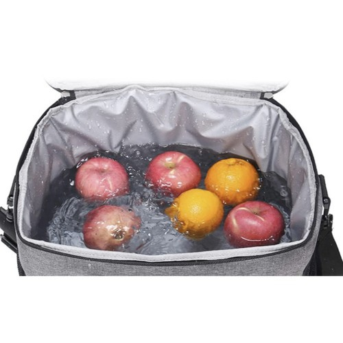 Trizand 23843 Large Insulated Cooler Bag 40L with 2 Ice Packs, Grey (2)