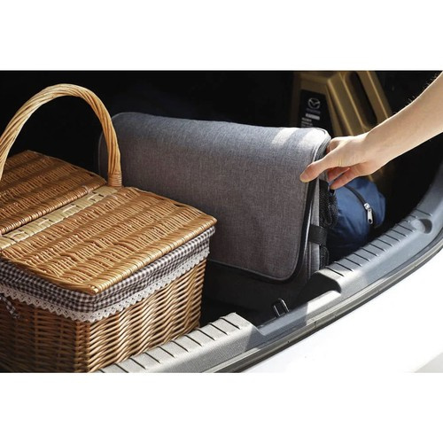 Trizand 23843 Large Insulated Cooler Bag 40L with 2 Ice Packs, Grey (3)