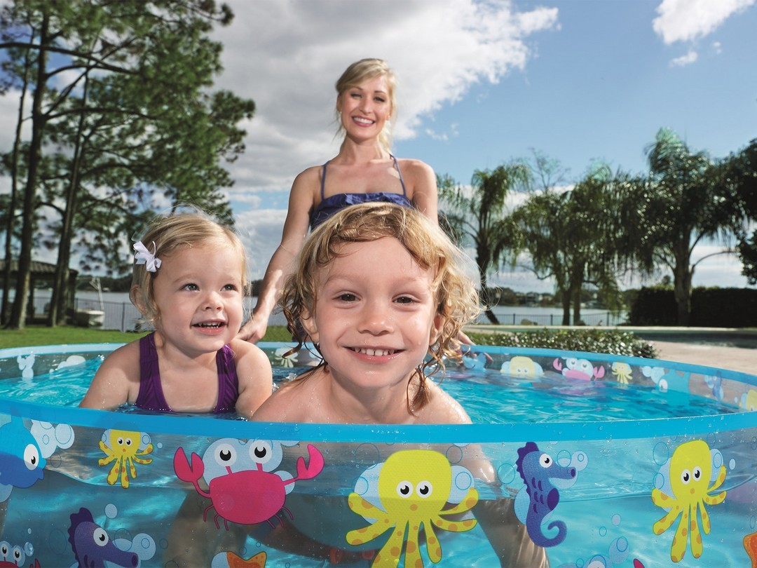 Bestway 55028 Fill 'N Fun Children's Paddling Pool, 122x25 cm (3)