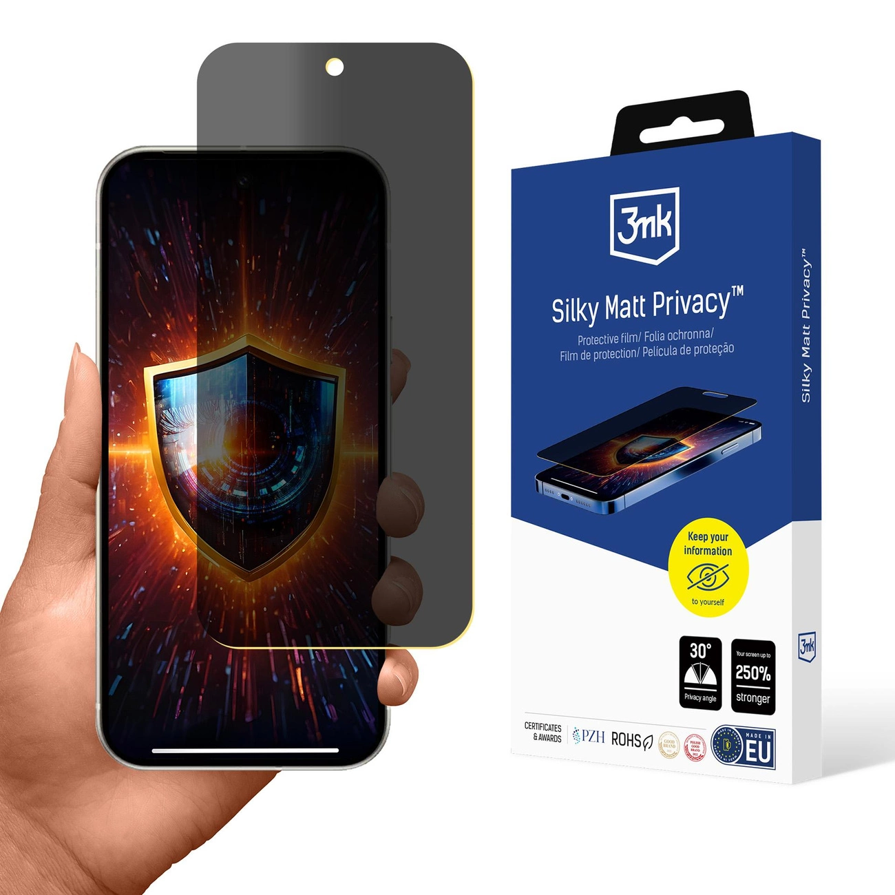 3mk Silky Matt Privacy Screen Protector Google Pixel 10 / 10 Pro