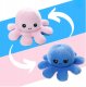 Mascot Octopus 2in1 Double-sided Plush Toy, 20cm