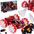 RC Drift Car REVOLT Slydz Vapor Racer 360 with Smoke Effect, Red
