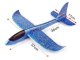Foam glider plane for kids, lightweight throw airplane model, blue