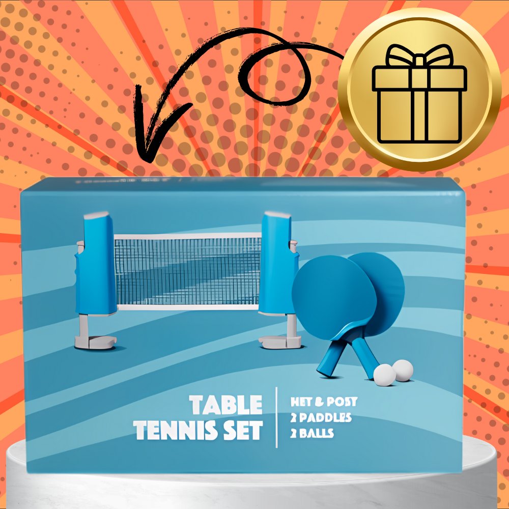Table Tennis Ping Pong Set with Rackets Expandable Net and Balls (5)