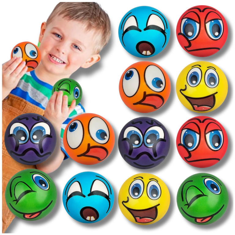Sensory Balls Antistress 12 Pcs Kneading for Children and Adults