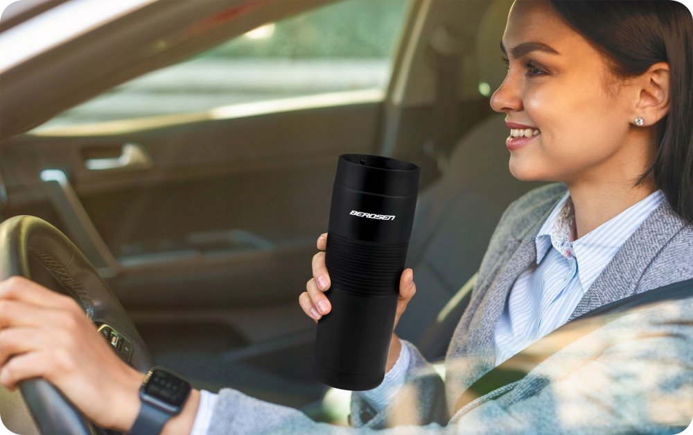 BERDSEN BD-784 Thermal Mug Bottle Thermos Flask for Hiking Picnic 590 ml, Black (7)