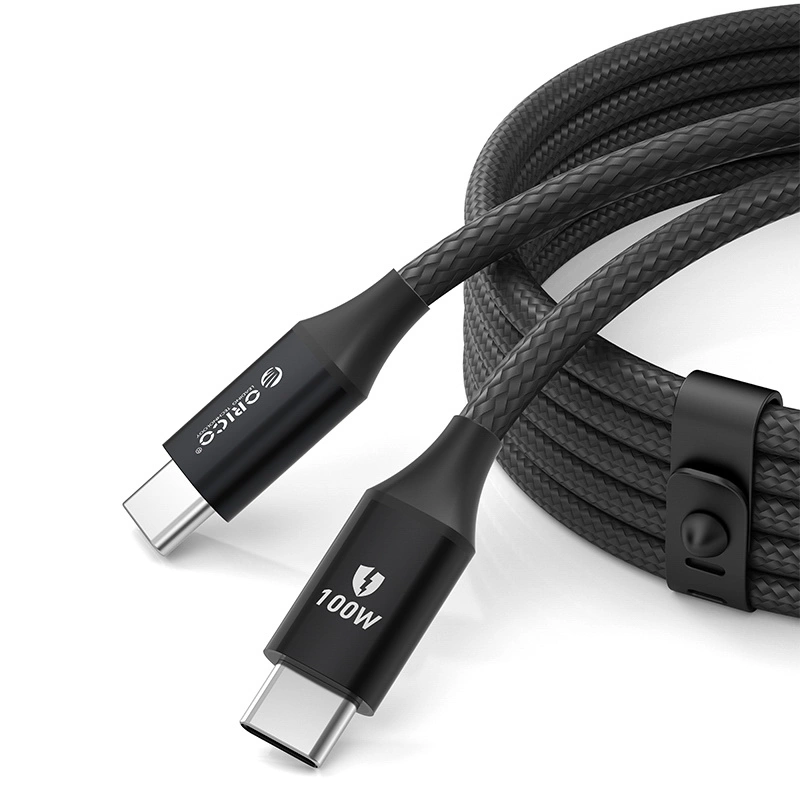 USB-C to 1m 5A 100W cable - black