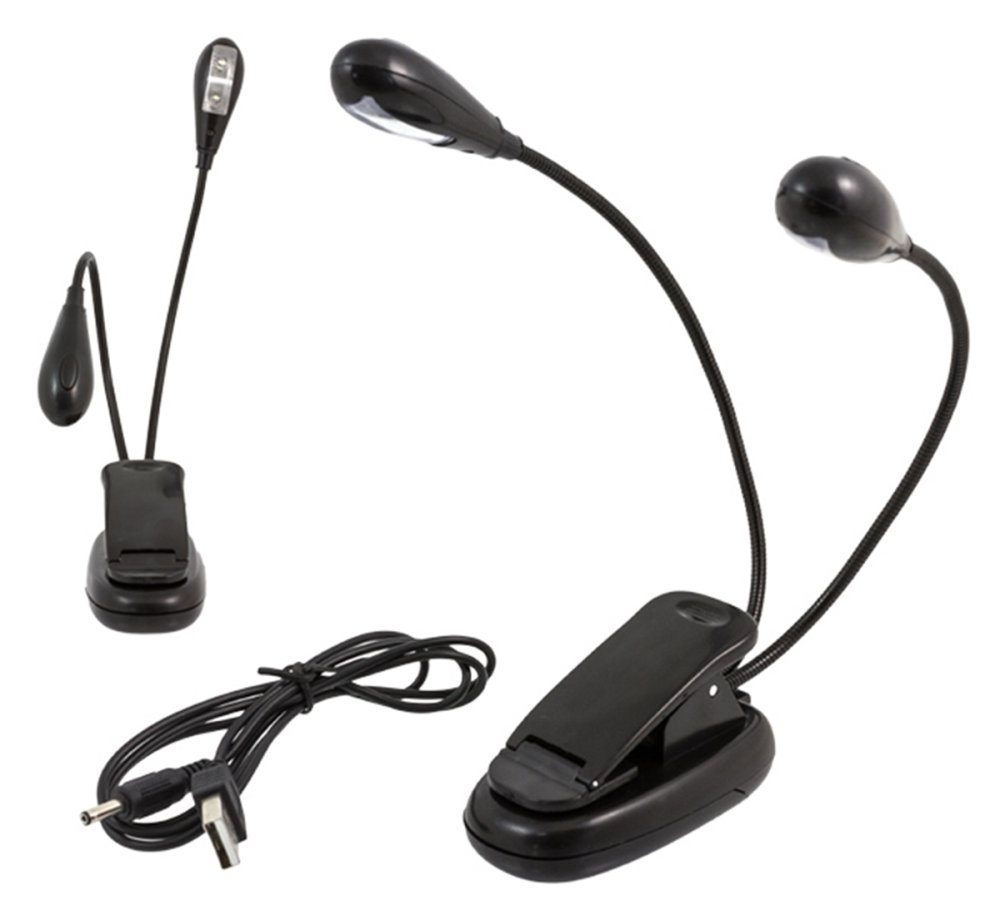 Double LED Light With Clip (1)