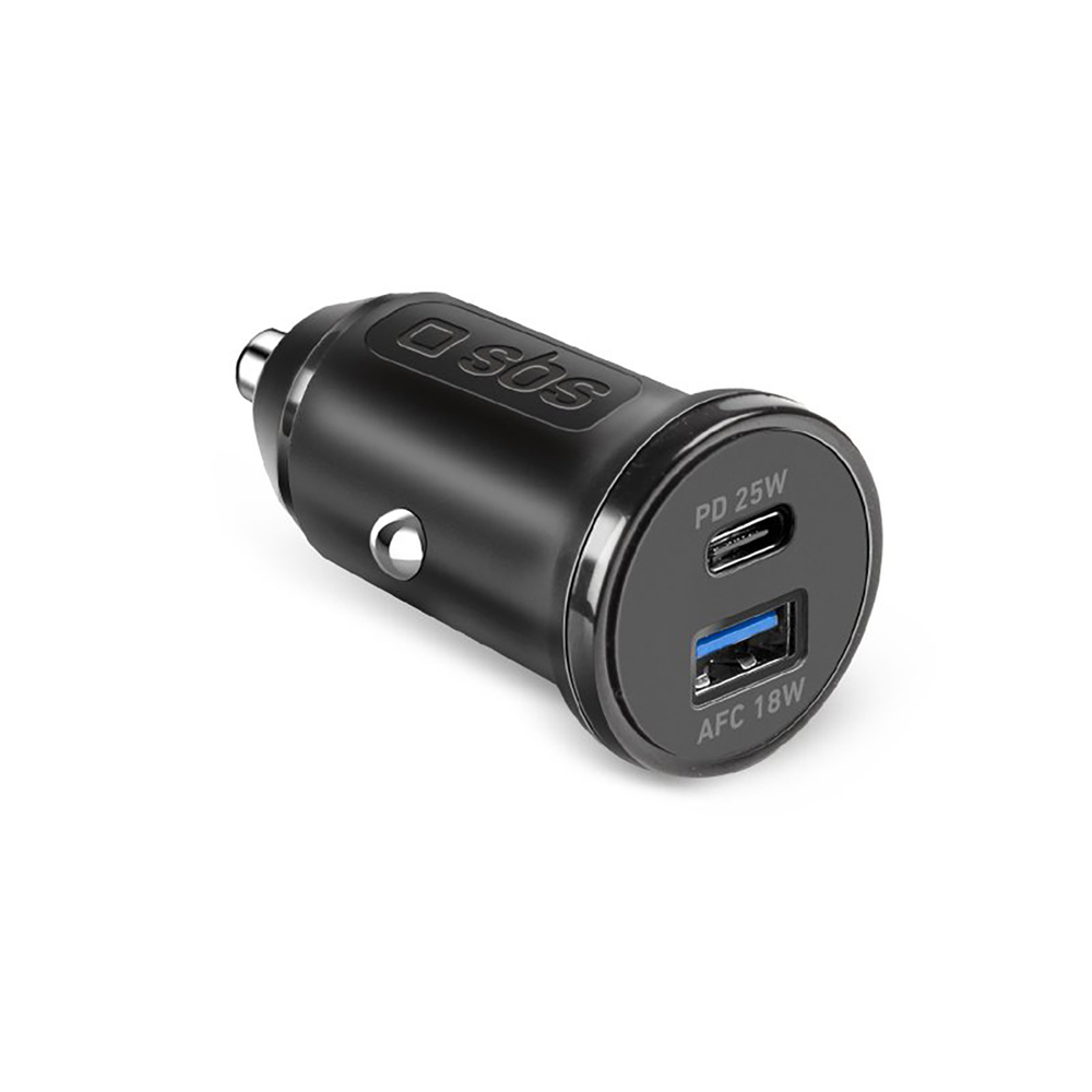 25W car charger - Ultra-fast charging with Power Delivery Black